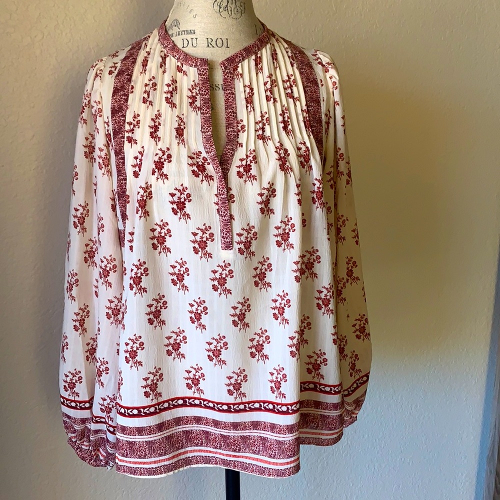 Boho tunic great condition; hand wash 97% polyester 3% spandex